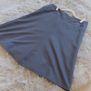 Steel gray A-line skirt size 10